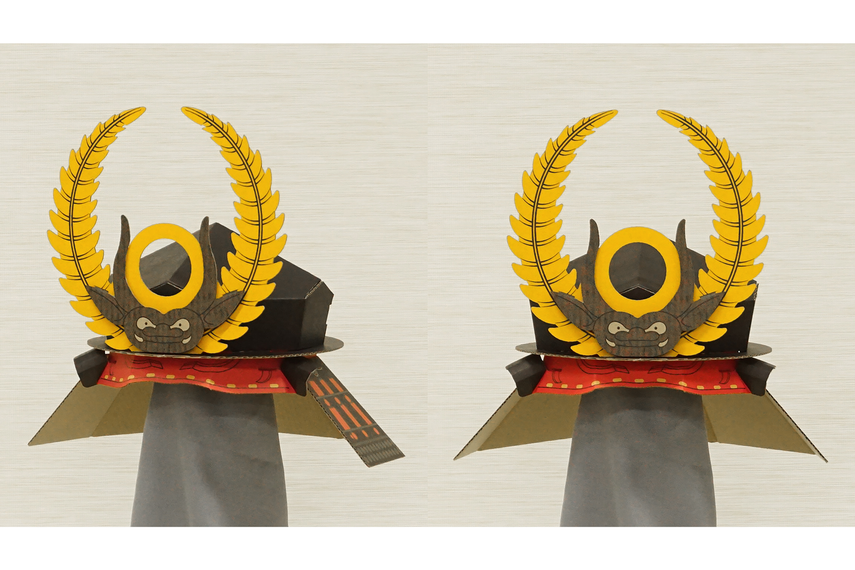 徳川家康兜組み立てキット - 協和ダンボール｜企業WEBサイト